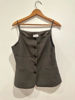 Babaton Aritzia Button-Front Vest Size 10